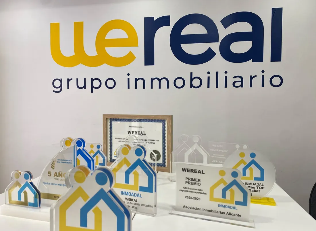 Premios INMOADAL a Wereal: primera oficina con más ventas compartidas 2024-2025 y 2025-2026